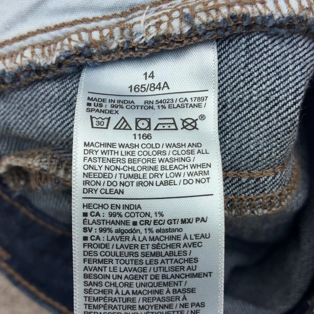 NWT Old Navy High-Rise Barrel Leg Solid Jeans Dark Indigo Modern Baggy Size 14 - Picture 8 of 9
